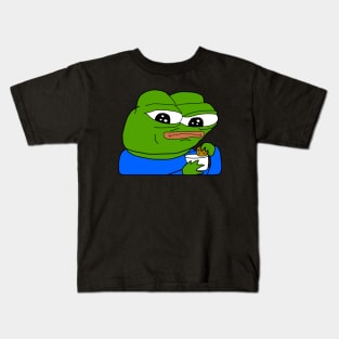 Cookies And Milk Pepe Kids T-Shirt